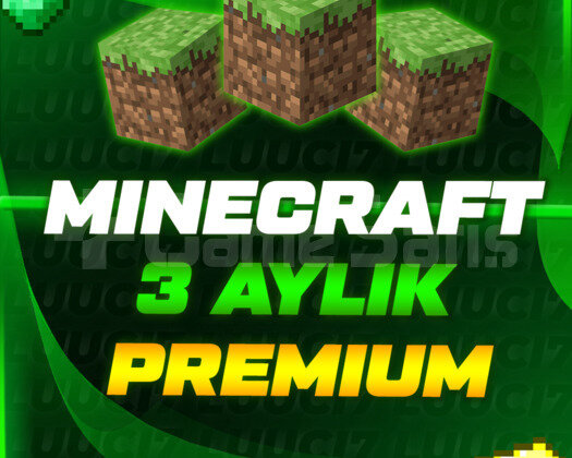 3 Aylık Minecraft Premium / Oto-Teslim