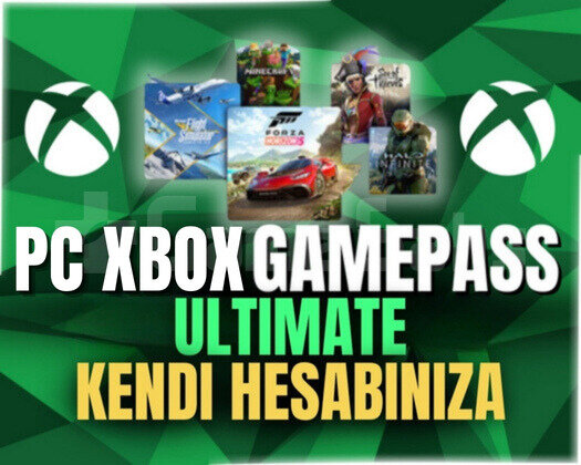 KENDİ HESABINIZA+ Xbox Gamepass Online + Garanti