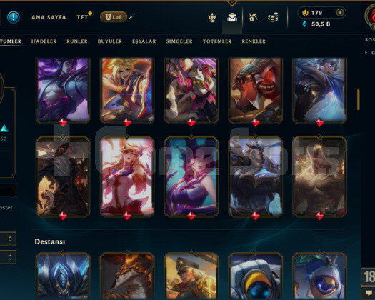 238 LEVEL / 130 SKİN / FUL HERO MAİL DEĞİŞEN