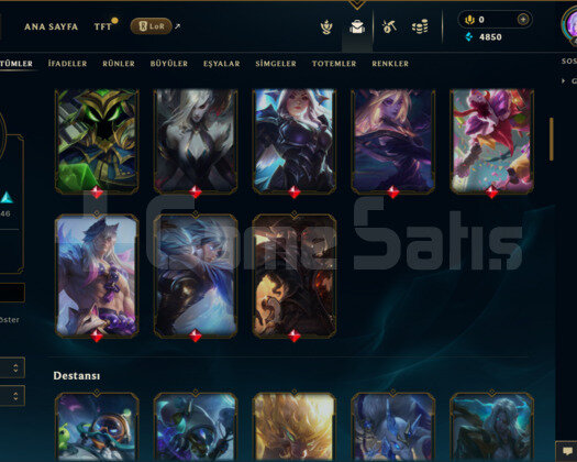 415 LEVEL / 86 SKİN / 153 HERO MAİL DEĞİŞEN