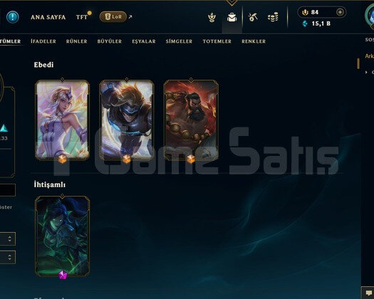 250+ KOSTÜMLÜ DOPDOLU LOL HESABI!!