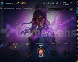 EUW 66 LEVEL HANDMADE 17 SKİNLİ MAİLLİ HESAP!!!