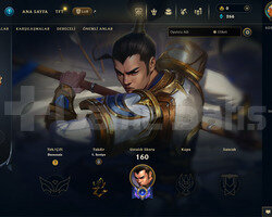 EUW Unranked | 8 Kostüm - 55 Hero | LoL Hesap
