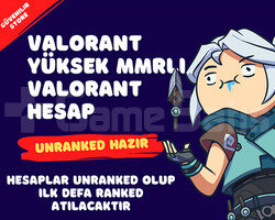 Valorant Mail Onaysız Hazır Unranked Hesap