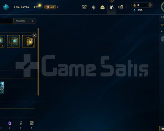 EUW 50 LEVEL 10 SKİNLİ HANDMADE MAİLLİ FRESH HESAP