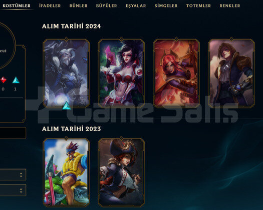 EUW Unranked | 6 Kostüm - 26 Hero | LoL Hesap