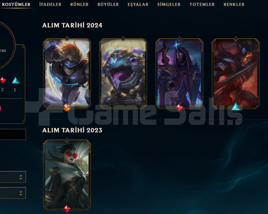 EUW Unranked | 5 Kostüm - 40 Hero | LoL Hesap