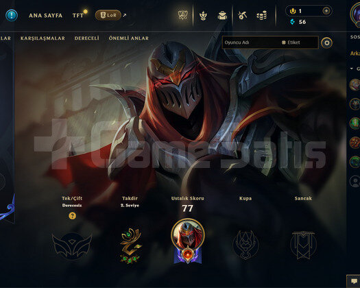 EUW Unranked | 5 Kostüm - 40 Hero | LoL Hesap