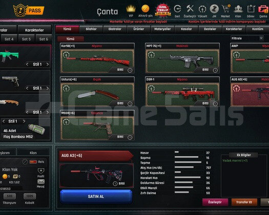 41 Level Zula Hesabı - ANINDA TESLİM! +FULL +6 SET