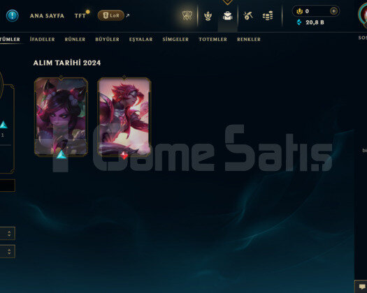 EUW 31 LEVEL HANDMADE 2 SKİNLİ MAİLLİ FRESH HESAP!