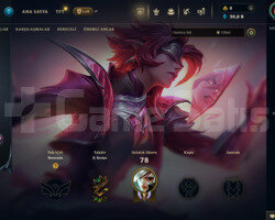 EUW 31 LEVEL HANDMADE 2 SKİNLİ MAİLLİ FRESH HESAP!