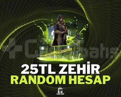 DOPDOLU | 25TL ZEHİR RANDOM HESAP VİP++