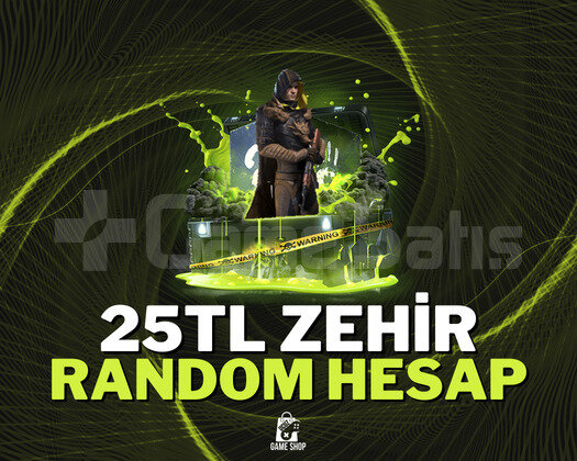 DOPDOLU | 25TL ZEHİR RANDOM HESAP VİP++