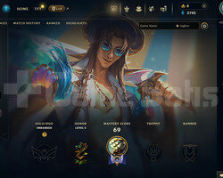 EUW Unranked | 3 Kostüm - 32 Hero | LoL Hesap