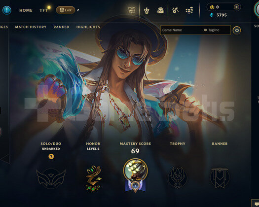 EUW Unranked | 3 Kostüm - 32 Hero | LoL Hesap