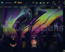 EUW 41 LEVEL HANDMADE MAİLLİ 4 SKİNLİ HESAP!!!