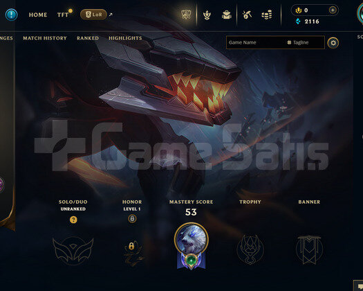 EUW Unranked | 3 Kostüm - 34 Hero | LoL Hesap