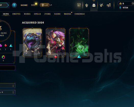 EUW Unranked | 3 Kostüm - 40 Hero | LoL Hesap