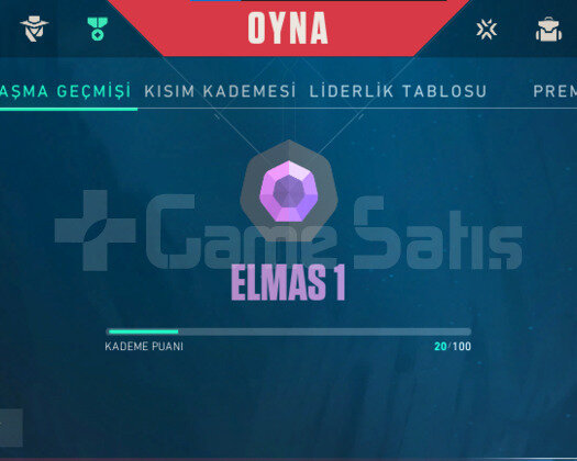VALORANT ELMAS 1 HESAP