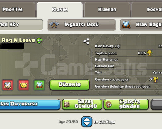 17 Seviye Başkent Max Bİrlikler Max