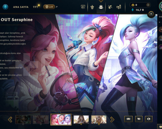 TR 36 LEVEL HANDMADE KDA SERAPHİNELİ MAİLLİ HESAP!