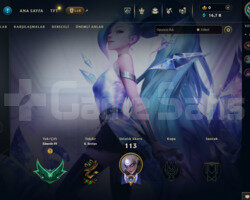 TR 36 LEVEL HANDMADE KDA SERAPHİNELİ MAİLLİ HESAP!