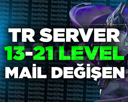 TR - 13 LEVEL - MAİL DEĞİŞEN - GARANTİLİ