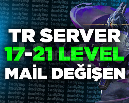 TR - 17 LEVEL - MAİL DEĞİŞEN - GARANTİLİ