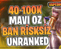 TR-EUW BAN YOK! +40K SKİN SEÇİLEBİLR 30 LV UNRANKD
