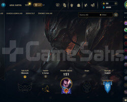 HESAP 91 LEVEL / 70 SKİN / 73 HERO VARDIR /