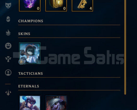 EUW Gold 2 | 3 Kostüm - 29K Mö | LoL Hesap