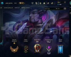 EUW 36 LEVEL CLASH KUPALI HANDMADE MAİLLİ HESAP!!!
