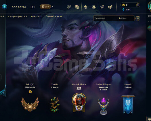 EUW 36 LEVEL CLASH KUPALI HANDMADE MAİLLİ HESAP!!!