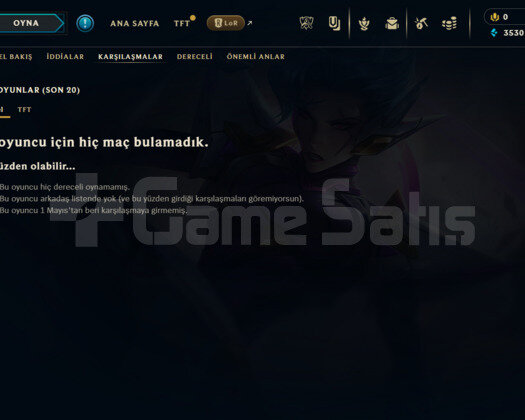 2022 KURULUM / UNRANKED / 34 LEVEL