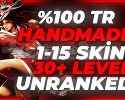 100 HANDMADE|1-15SKİN|MAIL DEGISEN|UNRANKED