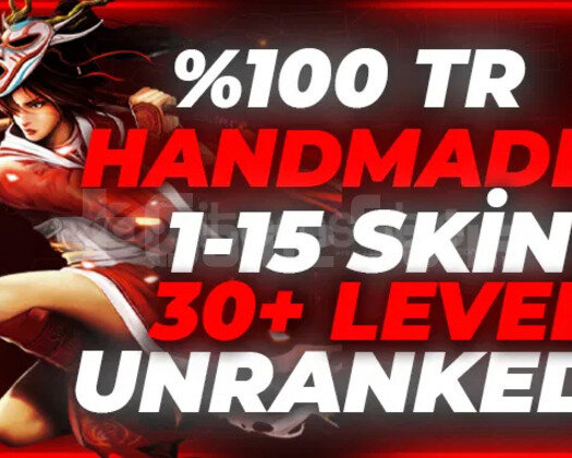100 HANDMADE|1-15SKİN|MAIL DEGISEN|UNRANKED