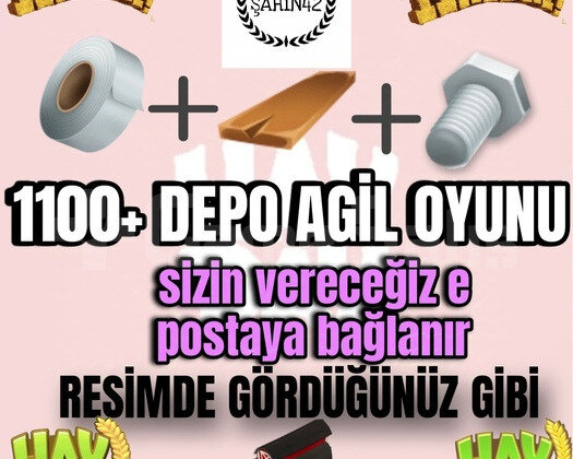 1000-1150 DEPOLU İÇİ AGİL DOLU OYUN