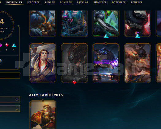 EUW Unranked | 14 Kostüm - 67 Hero | LoL Hesap