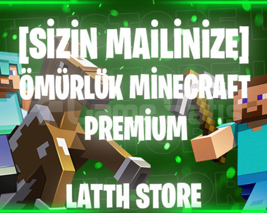 İNDİRİM!! ÖMÜRLÜK MİNECRAFT PREMİUM HESABINIZ