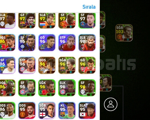 TEK BAG KONAMI ID YE BAGLİ UCUZ DOLU HESAB 3167 KG