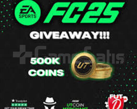 EAFC 25 500K COİN FİFA 25 ULTİMATE TEAM COİNS