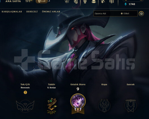 2020 KURULUM / 31 LEVEL / UNRANKED