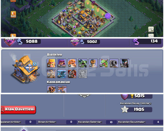 TH15COC | IDSİZ  MAX + 240 LEVEL