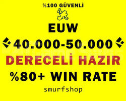 LOL EUW DERECELİ HAZIR UNRANKED FRESH HESAP