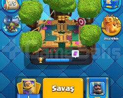 4500 Kupa clash royale hesap