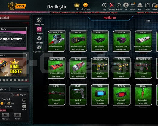 320K ZPLİ 34 Level Zula Hesabı - ANINDA TESLİM!