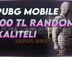 | 100 TL DOPDOLU | ÖZEL ÜRETİM PUBG MOBILE RANDOM