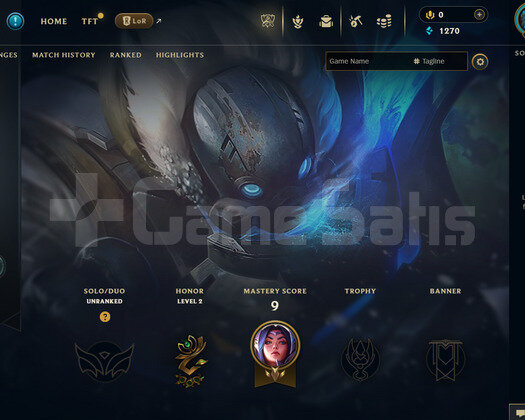 EUW Unranked | 1 Kostüm - 27 Hero | LoL Hesap