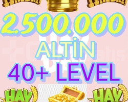 2.500.0002.5 MİLYON ALTİN+ BONUS HIZLI TESLİMAT
