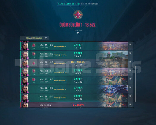 İmmortal 1 I Mail Devir  I Yüksek MMR